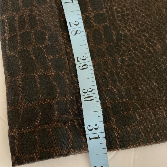 Bamboo Traders Faux Snake Skin Dress Pants Size 6 - Picture 11 of 12